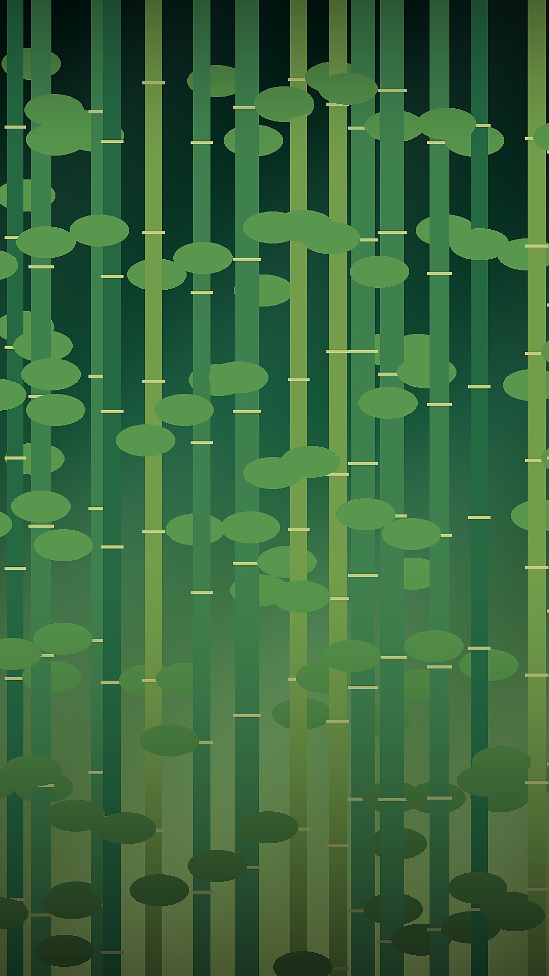Bamboo moving in the wind